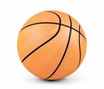 Basketball Ball Isolated On White Background Stock Photo