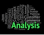 Analysis Word Means Investigates Analyse And Wordcloud Stock Photo