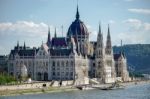 Hungarian Parliament Building In Budapest Stock Photo