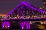 Story Bridge In Brisbane, Queensland Stock Photo