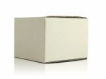 Blank Cardboard Box Stock Photo