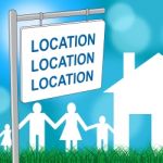 House Location Indicates Homes Displaying And Residential Stock Photo