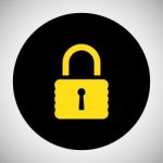 Lock Icon Stock Photo