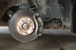 Front Disk Brake On Car Stock Photo