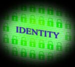 Online Identity Represents World Wide Web And Branding Stock Photo