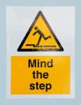 Mind The Step Sign Stock Photo