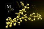 Molecular Model In 3d Stock Photo