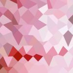 Cameo Pink Abstract Low Polygon Background Stock Photo
