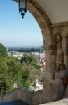 View From Fishermans Bastion Budapest Stock Photo