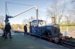 Bluebell Steam Train At Sheffield Park Station Stock Photo