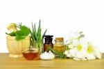 Homeopathy, Spa And Natural Care Recipe Stock Photo