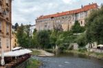 State Castle And Chateau Complex Of Cesky Krumlov Stock Photo