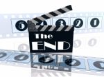 The End Of The Movie Stock Photo