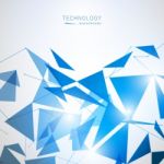 Abstract Polygonal Space Low Poly Background Stock Photo