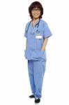 Asian Surgeon Hands In Pocket Stock Photo