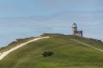 The Belle Toute Lighthouse At Beachey Head Stock Photo