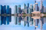 Singapore - Feb 11 , 2017 : Singapore Cityscape  In Singapore Stock Photo