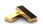 Two Gold Bars Stock Photo