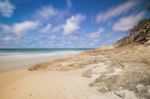Cylinder Beach On Stradbroke Island, Queensland Stock Photo