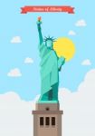 Statue Of Liberty Illustration Stock Photo
