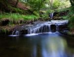 Blow Gill Waterfall - Hawnby Moor Waterfall Stock Photo