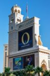 Las Vegas, Nevada/usa - August 1 : View  Of The Bellagio Hotel S Stock Photo