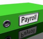 File With Payroll Word Stock Photo