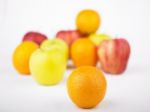Orange And Fruit Mix Stock Photo