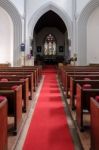 Interior Of St Mary's Church In Micheldever Stock Photo