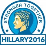 Hillary For President 2016 Stock Photo
