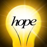 Hope Lightbulb Represents Want Wishes And Wants Stock Photo