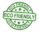 Eco Friendly Stamp Stock Photo