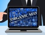 Organic Seo Represents Search Engines And Computer Stock Photo