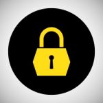 Lock Icon Stock Photo