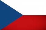 Czech Republic Flag Stock Photo