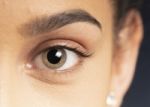 Closeup Of An Eyelashes Stock Photo