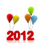 New Year 2012 Stock Photo