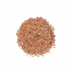 Flax Seeds Isolated On White Background Stock Photo