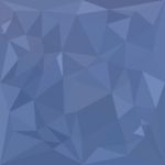 Steel Blue Abstract Low Polygon Background Stock Photo