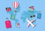 World Map Travel Concept Stock Photo