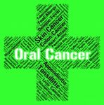 Oral Cancer Indicates Ill Health And Attack Stock Photo