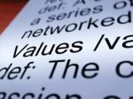 Values Definition Stock Photo
