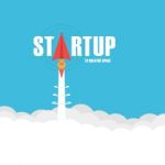 Startup Rocket Stock Photo