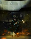 Woman In Futuristic Outfit,fantasy Scifi 3d Illustration Stock Photo