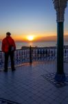 Brighton, East Sussex/uk - January 26 : View Of The Sunset From Stock Photo