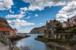 View Of Staithes Stock Photo
