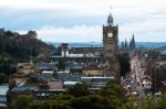 Edinburgh Cityscape Stock Photo