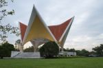 Pavilion In The Garden At Suanluang Rama 9 Park Stock Photo
