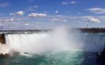The Fantastic Beautiful Niagara Falls And The Mist Stock Photo
