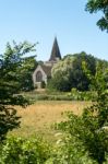 Alfriston, Sussex/uk - July 23 : View Of St Andrew's Church In A Stock Photo
